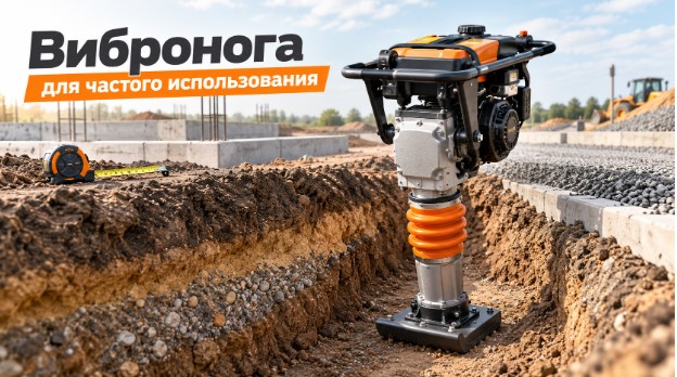 Какая вибротрамбовка (вибронога) подойдет для частого использования